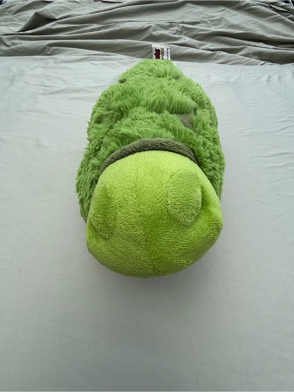 Pillow Pets Peewees Green “Tardy Turtle” Foldable Travel Size Plush 12”